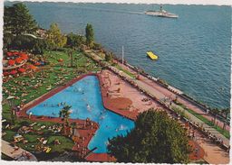 SUISSE,SWITZERLAND,SWISS,HELVETIA,SCHWEIZ,SVIZZERA,MONTREUX ,VAUD,RIVIERA PAYS D'ENHAUT ,lac Léman,PISCINE,CASINO - Montreux