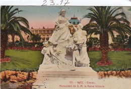 NICE-cimiez  Monument De S. M. La Reine Victoria - Familles Royales