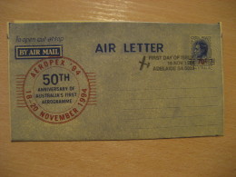 50th Anniversary First Aerogramme Air Letter ADELAIDE 1994 Air Mail AUSTRALIA - Aerogramme