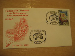 BILBAO 1984 Handball Federacion De Balonmano Cancel Cover Vizcaya SPAIN - Handball