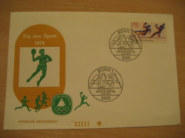 BONN 1979 Handball Balonmano Stamp Cover GERMANY - Handball