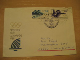 BERLIN 1988 Handball Olympic Games Olympics Balonmano Cancel Cover DDR GERMANY - Handball