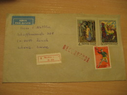 MOSCOW Handball Balonmano 1968 Stamp On Cover RUSSIA USSR CCCP - Handball