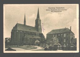 Homberg-Niederrhein - Kathol. Pfarrkirche Und Isolierhaus Des Johannisstiftes - 1921 - Belgian Army Post - Homberg