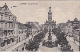 ALLEMAGNE 1914 CARTE POSTALE  DE RASTATT   KAISERSTRASSE - Rastatt