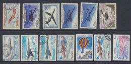 France Poste Aérienne 1954 - 1981  Lot De Timbres Oblitérés - Andere & Zonder Classificatie