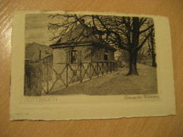 GOTTINGEN Bismarcks Wohnung Post Card Lower Saxony Germany - Goettingen