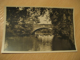 HAMBURG Restaurante Bridge Hagenbecks Tierpark Stellingen Zoo Post Card Germany - Stellingen