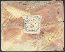 Envel Avec Manuscrit "lettre Parvenue à Jette Sans Timbres" + Au Dos étiquette De La Poste Avec Càd JETTE/1927 - Lettere Accidentate