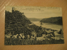 GUTENFELS Kaub Caub Burg Castle Post Card Rhineland Palatinate Germany - Kaub