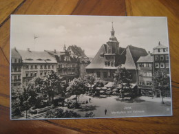 JENA Marktplatz Rathaus Post Card Thuringia Germany - Jena