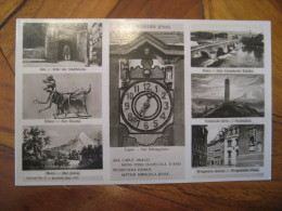 JENA Caput Schnapphaus Clock Post Card Thuringia Germany - Jena