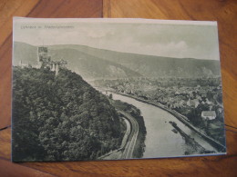 LAHNECK Burg Niederlahnstein Castle Post Card Lahnstein Rhineland Palatinate Koblenz Germany - Lahnstein