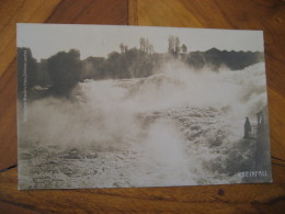 LAUFEN Schloss Laufen Am Rheinfall Fall Falls Castle Post Card Basel Landschaft Switzerland - Altri & Non Classificati