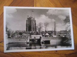 LEEUWARDEN Vrouwenpoortsbrug Met Oldehove Bus Auto Post Card Friesland Netherlands - Leeuwarden