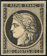 ** No 3, Noir Sur Jaune, Très Frais. - TB - 1849-1850 Ceres