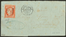 LETTRE No 5, Un Voisin, Obl Pc 1676 Sur Lettre Légèrement Incomplète De Lavelanet 12 Sept 54. - TB - 1849-1850 Ceres