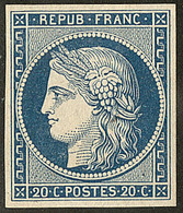 * No 8c, Bleu Foncé, Superbe. - R - 1849-1850 Ceres