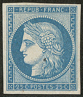 * Réimpression. No 4f, Paille Au Recto Mais TB - 1849-1850 Ceres