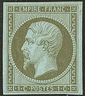 * No 11, Vert-olive, Très Frais. - TB - 1853-1860 Napoleon III