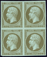 (*) No 11b, Bloc De Quatre. - TB - 1853-1860 Napoléon III.