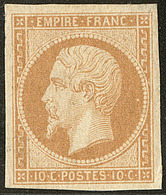 * No 13I, Bistre, Forte Charnière Mais TB - 1853-1860 Napoléon III