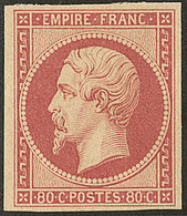 * No 17Ae, Carmin Clair, Quasiment **, Jolie Pièce. - TB. - RR (N°et Cote Maury 2016) - 1853-1860 Napoleone III