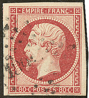 No 17Ad, Vermillonné, Obl Pc. - TB - 1853-1860 Napoleon III