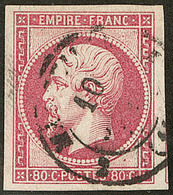 No 17B, Un Voisin, Obl Cad 15 Marseille. - TB - 1853-1860 Napoléon III