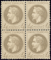 * No 27I, Bloc De Quatre (un Ex **), Jolie Pièce. - TB - 1863-1870 Napoleon III With Laurels