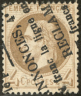 Impression Typographique. No 27II, Mordoré. - TB - 1863-1870 Napoleone III Con Gli Allori
