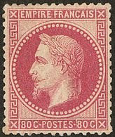 * No 32, Rose, Très Frais Et Bien Centré. - TB. - R - 1863-1870 Napoleon III With Laurels