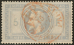 Cad Rouge Des Imprimés. No 33. - TB. - R - 1863-1870 Napoleon III With Laurels