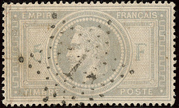 No 33, Obl étoile 1, Jolie Pièce. - TB. - R - 1863-1870 Napoleone III Con Gli Allori
