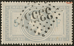 No 33, Obl GC 3355. - TB - 1863-1870 Napoleon III With Laurels