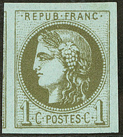(*) No 39II, Olive, Un Voisin, Très Frais. - TB - 1870 Bordeaux Printing