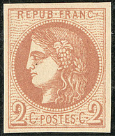 * No 40IIa, Brun-rouge Clair, Très Frais. - TB - 1870 Emissione Di Bordeaux