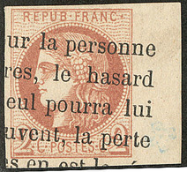 No 40IIa, Bdf, Impression Typo, Superbe - 1870 Emissione Di Bordeaux