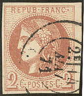 No 40IIa, Obl Cad 17 De Mai 71, Un Voisin. - TB - 1870 Bordeaux Printing