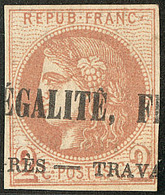 No 40IIa, Impression Typo. - TB - 1870 Emissione Di Bordeaux