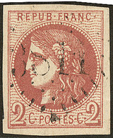 No 40IIc, Rouge Brique, Obl GC 3811, Jolie Pièce. - TB - 1870 Emissione Di Bordeaux