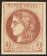 * No 40IIf, Marron, Très Frais. - TB. - R - 1870 Emissione Di Bordeaux