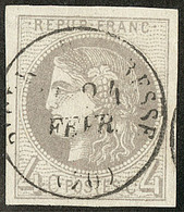 No 41II, Obl Cad Type 16, Jolie Pièce. - TB - 1870 Bordeaux Printing