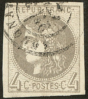 No 41IIe, Obl Cad 17 D'Annonay, Belle Nuance. - TB - 1870 Emissione Di Bordeaux
