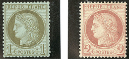 ** Nos 50, 51. - TB - 1871-1875 Ceres