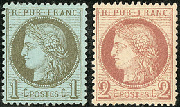 * Nos 50, 51, Très Frais. - TB - 1871-1875 Ceres