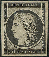 (*) Cérès 1849. 20c Noir. - TB - Other & Unclassified