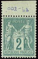 ** No 74, Bdf, Très Frais Et Centré. - TB - 1876-1878 Sage (Typ I)