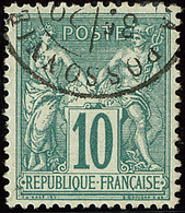 No 76, Obl Cad, Centré. - TB - 1876-1878 Sage (Type I)
