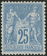 * No 79, Bleu, Très Frais Et Centré. - TB - 1876-1878 Sage (Typ I)